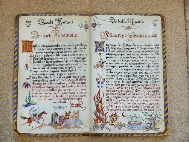 Medieval manuscript that is difficult to read.